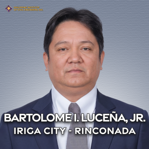 2026_IRIGA CITY RINCONADA_ENGR. BARTOLOME I. LUCEÑA, JR.